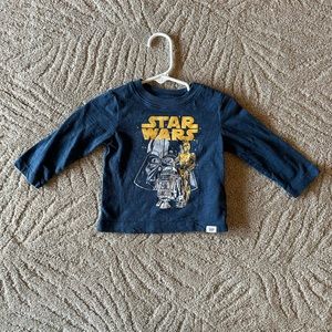 Baby Gap Star Wars Blue Long Sleeve T-Shirt
